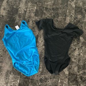 ๐ธ5/$25 2 girls leotards/body suits. Size 8-10 dance/gymnastics